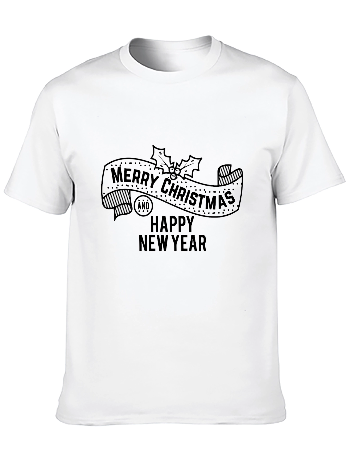 Merry Christmas and Happy New Year Graphic Tee