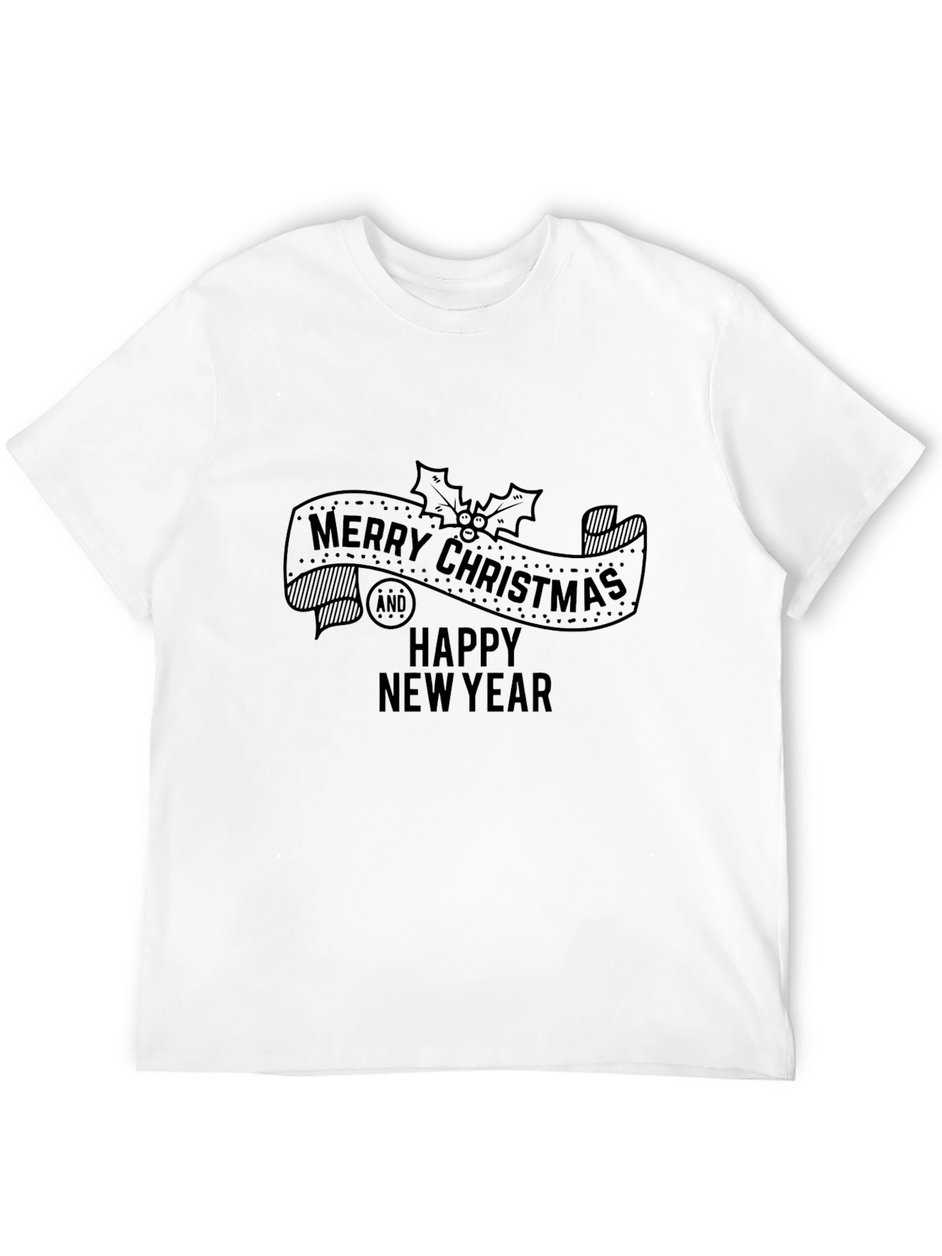 Merry Christmas and Happy New Year Graphic Tee