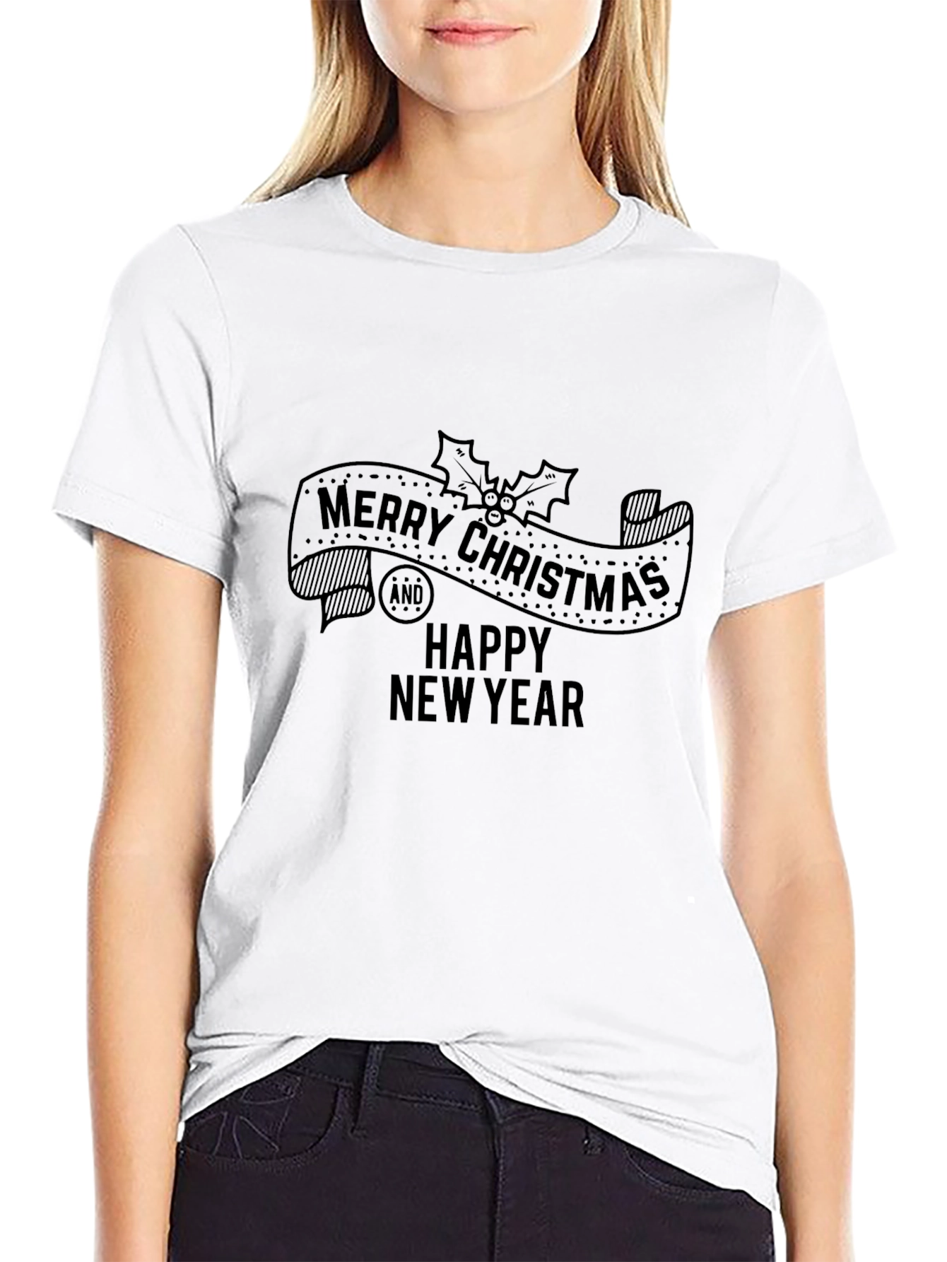Merry Christmas and Happy New Year Graphic Tee