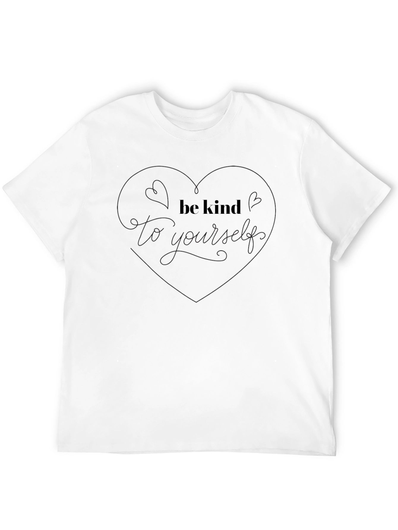 Be Kind to Yourself Heart Graphic Tee