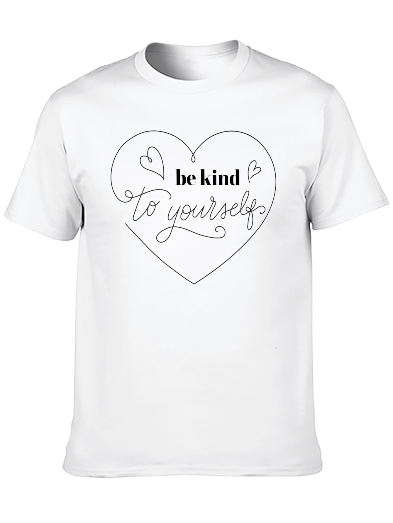 Be Kind to Yourself Heart Graphic Tee