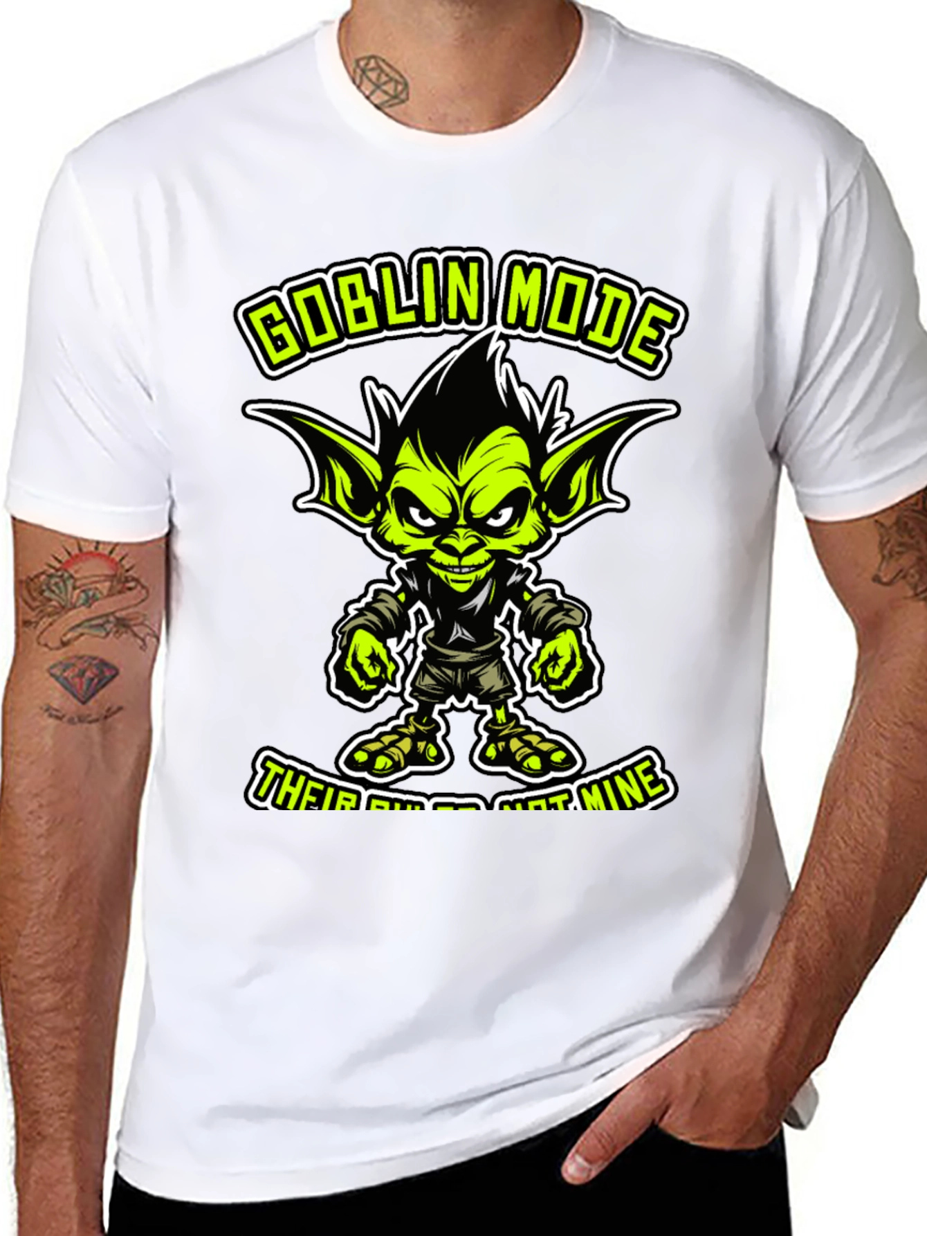 Goblin Mode Graphic Tee - Humor T-Shirt