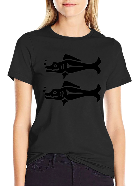 Black Fish Graphic T-Shirt - Stylish Mens Tee