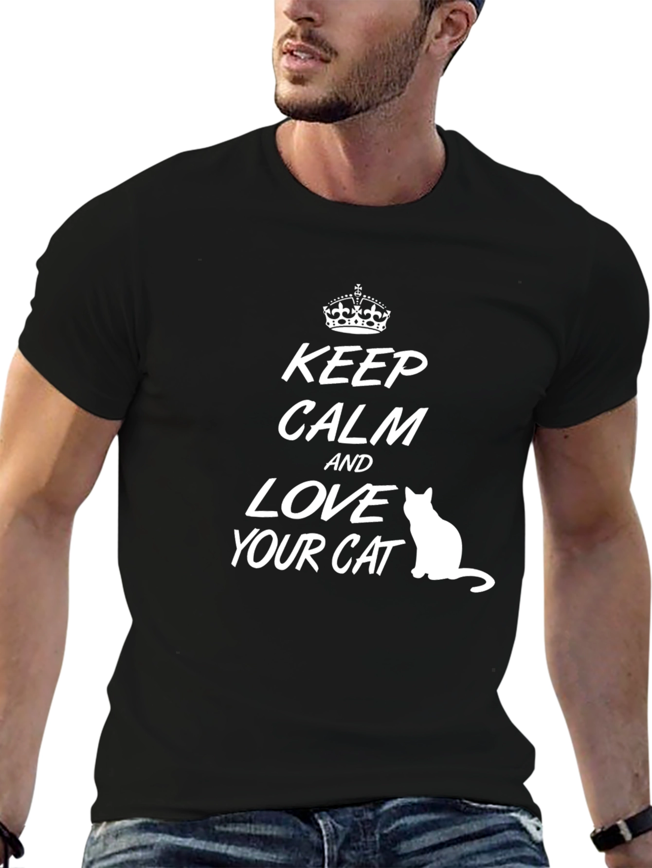Keep Calm and Love Your Cat T-Shirt