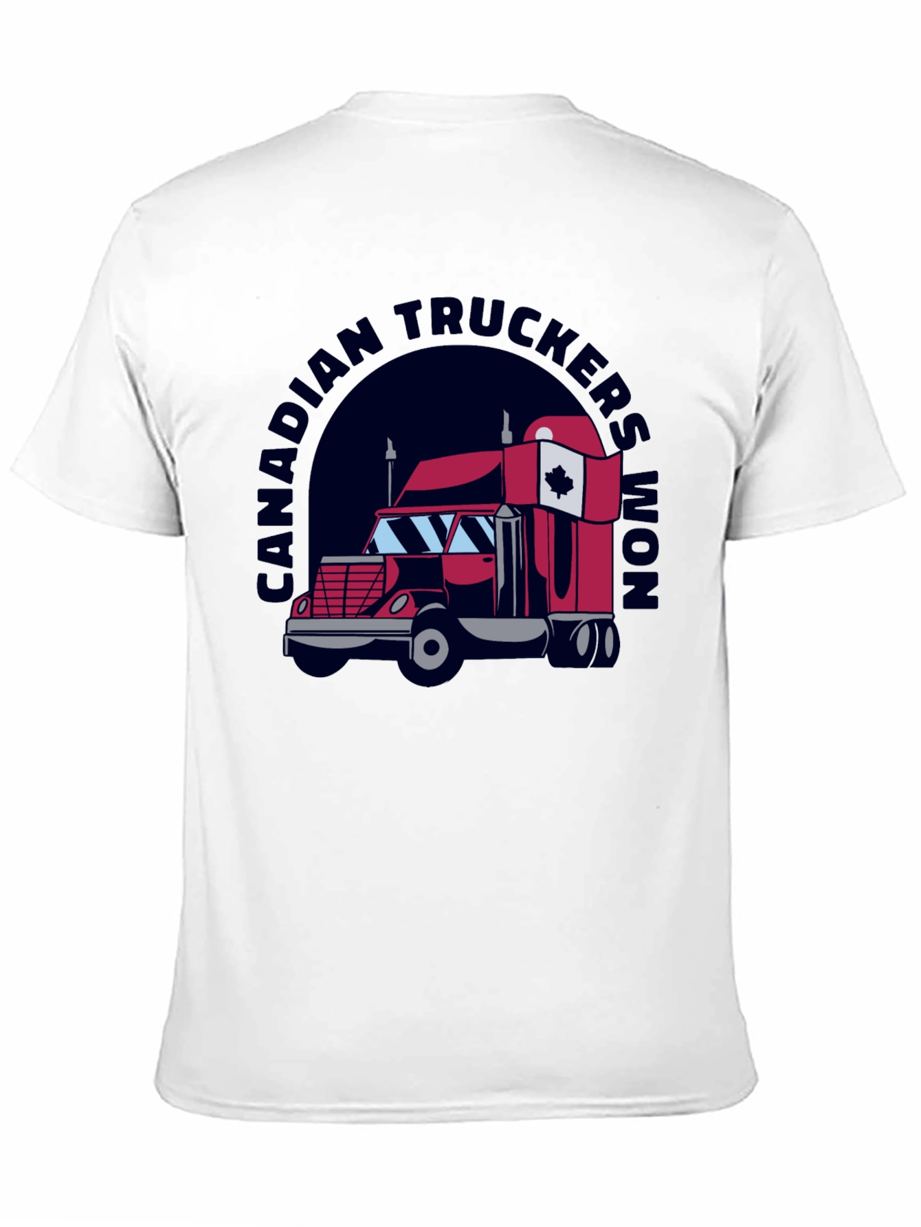 Canadian Truckers Won Black T-Shirt