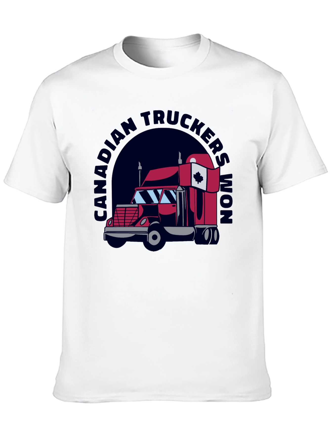 Canadian Truckers Won Black T-Shirt