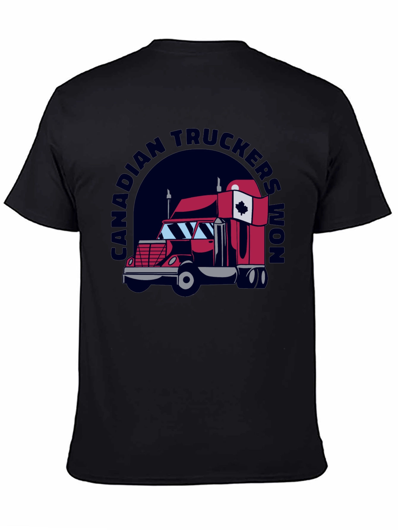 Canadian Truckers Won Black T-Shirt
