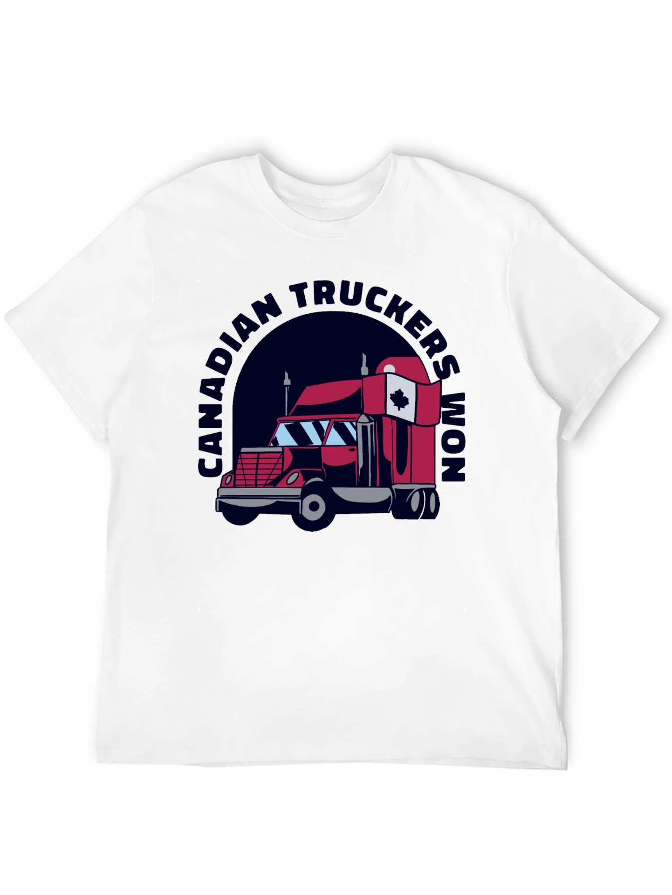 Canadian Truckers Won Black T-Shirt
