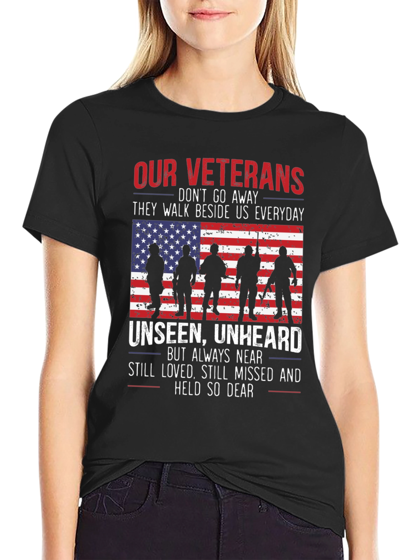 Our Veterans T-Shirt - Unseen Unheard