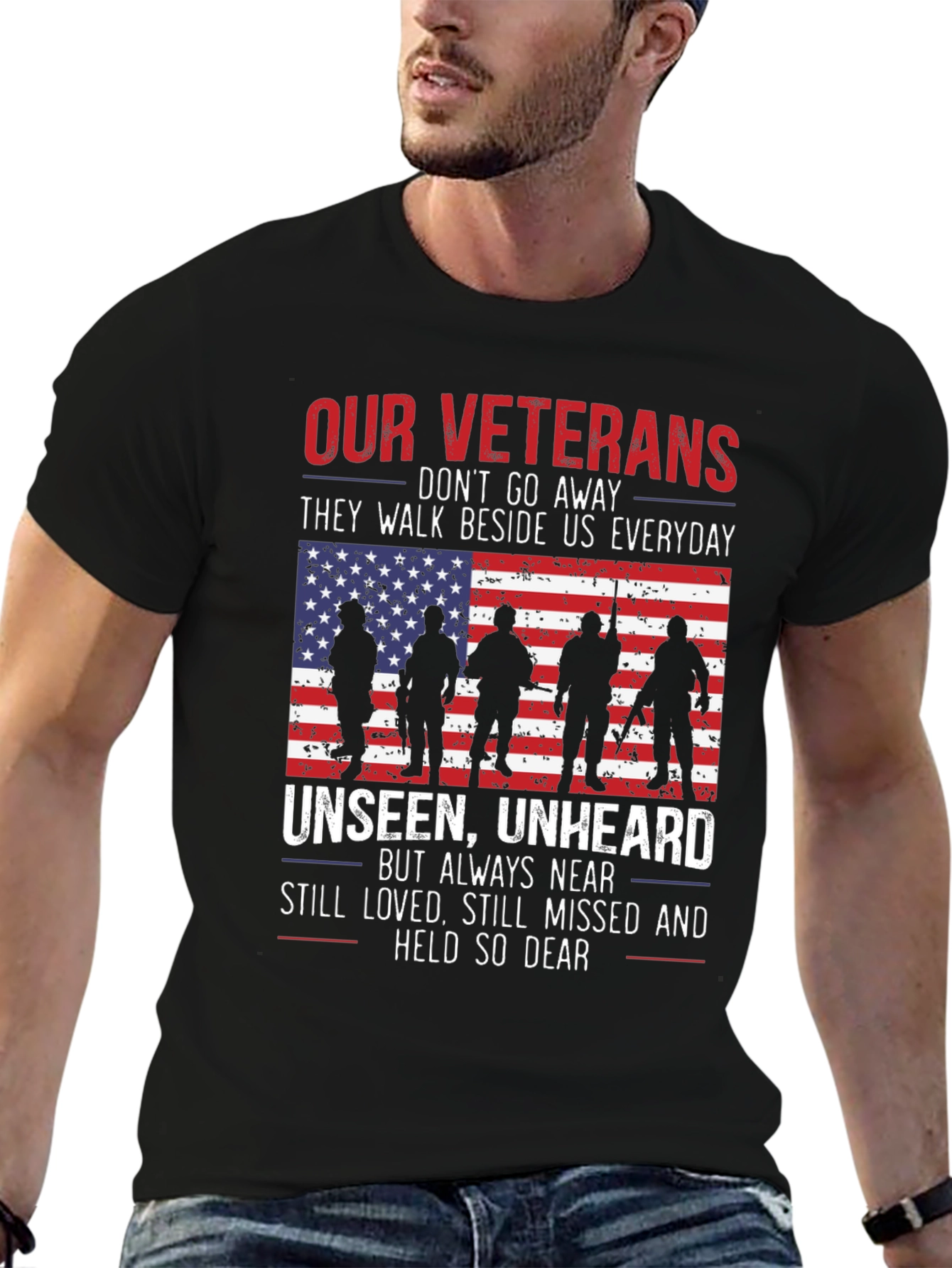 Our Veterans T-Shirt - Unseen Unheard