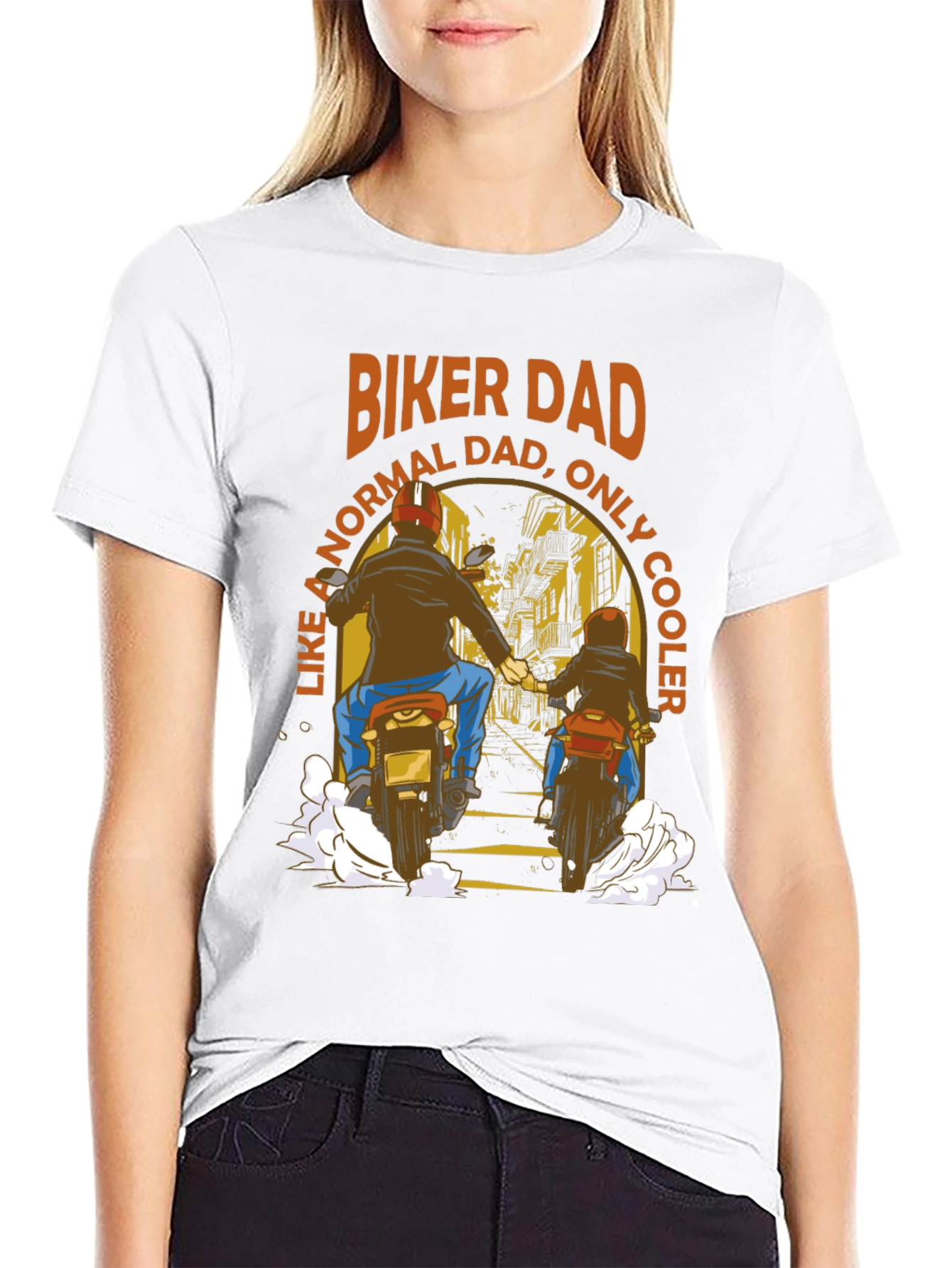 Biker Dad T-Shirt: Cool Fathers Day Gift