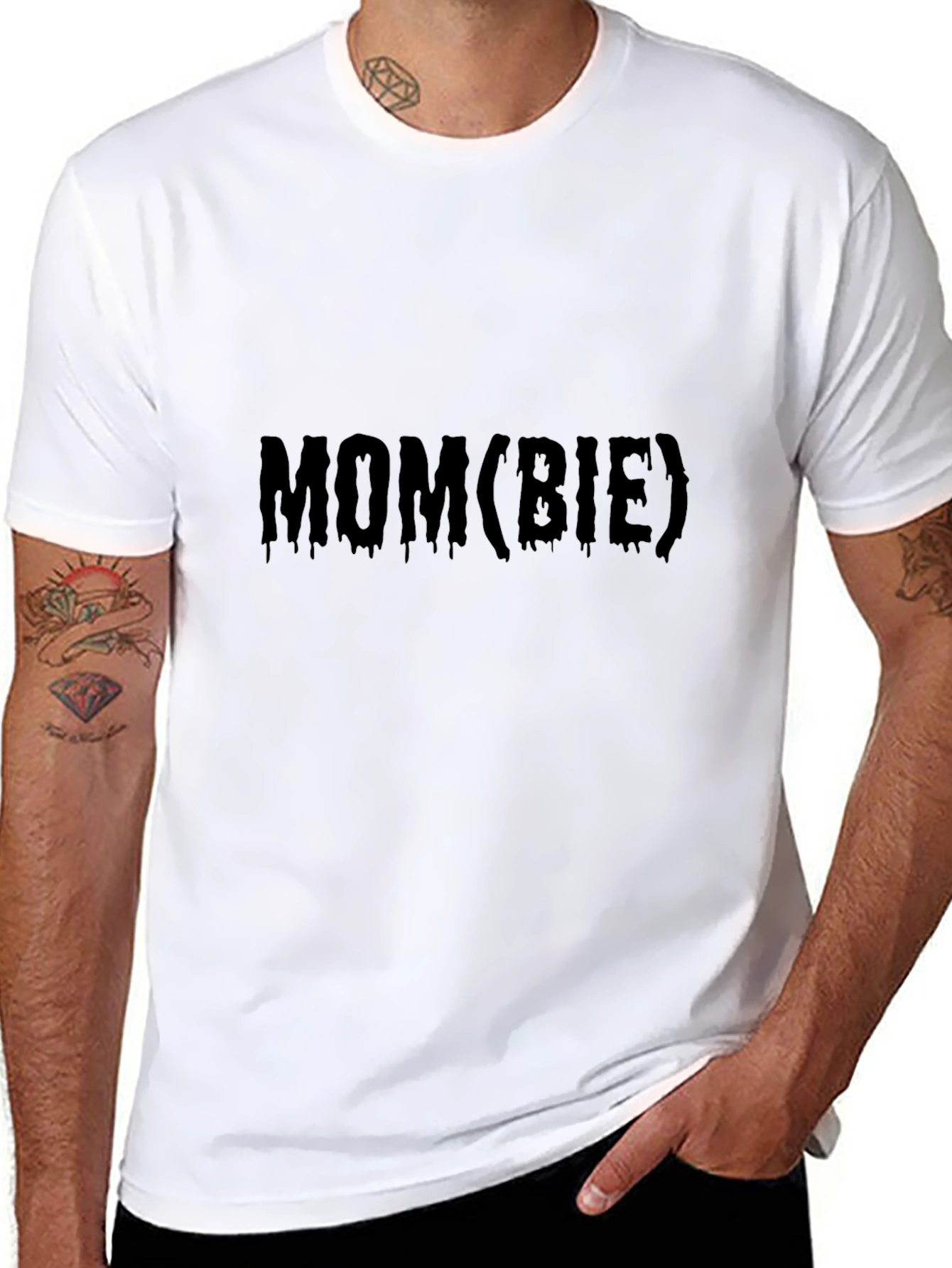 Mom(bie) Graphic Tee - Soft Black T-Shirt