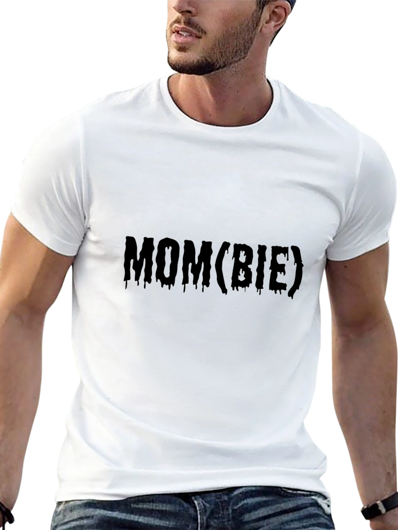 Mom(bie) Graphic Tee - Soft Black T-Shirt