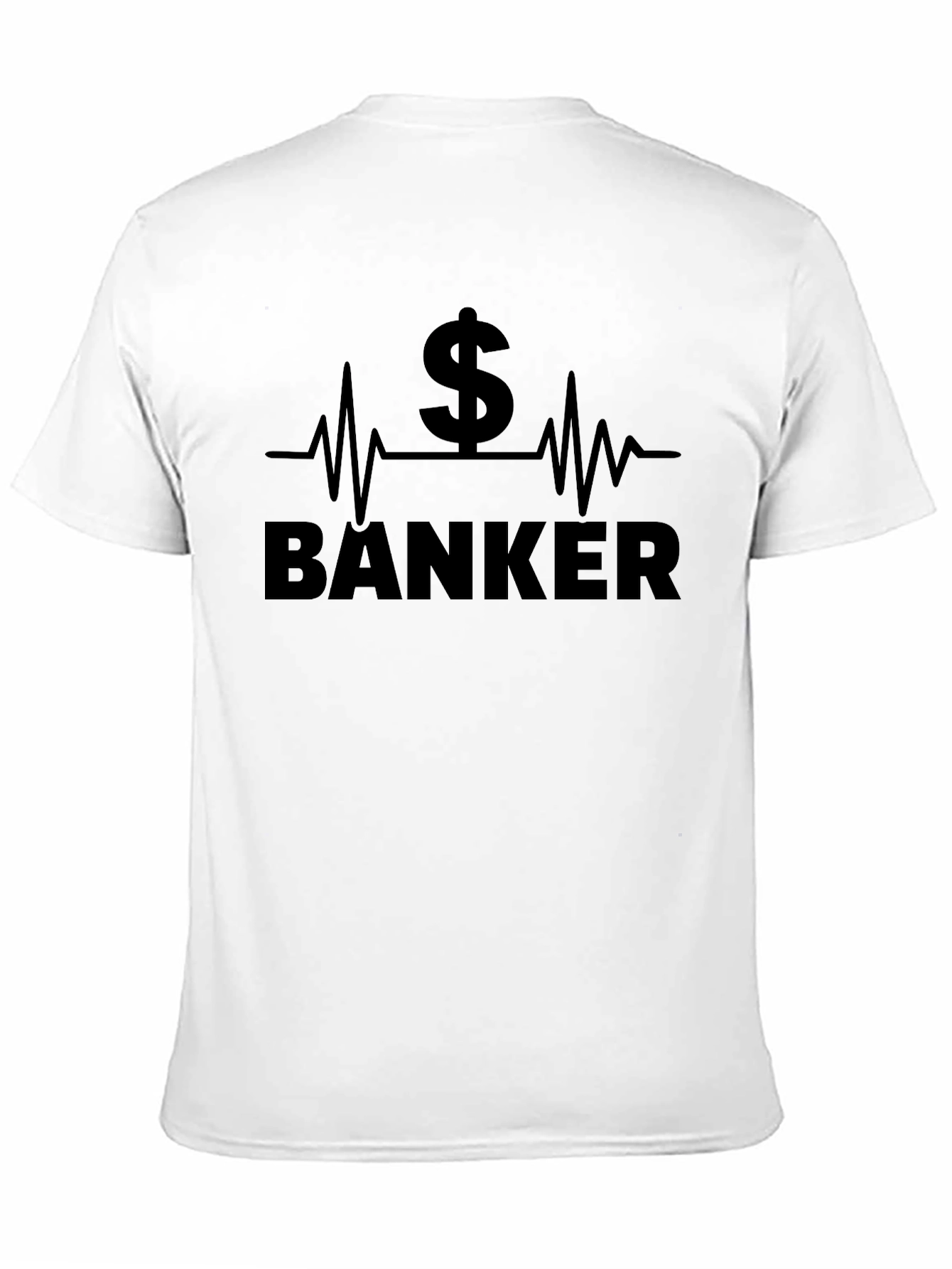 Banker Heartbeat T-Shirt - Show Your Finance Pride!