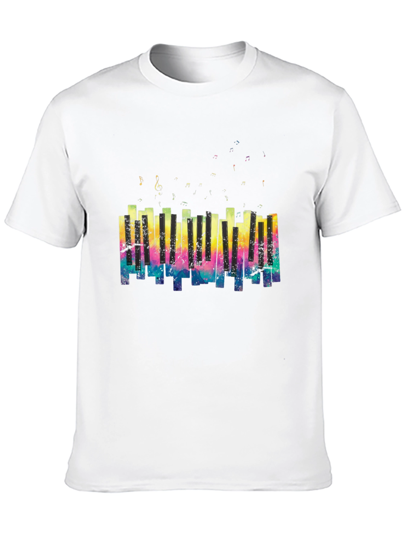 Musical Piano Keys Graphic Tee
