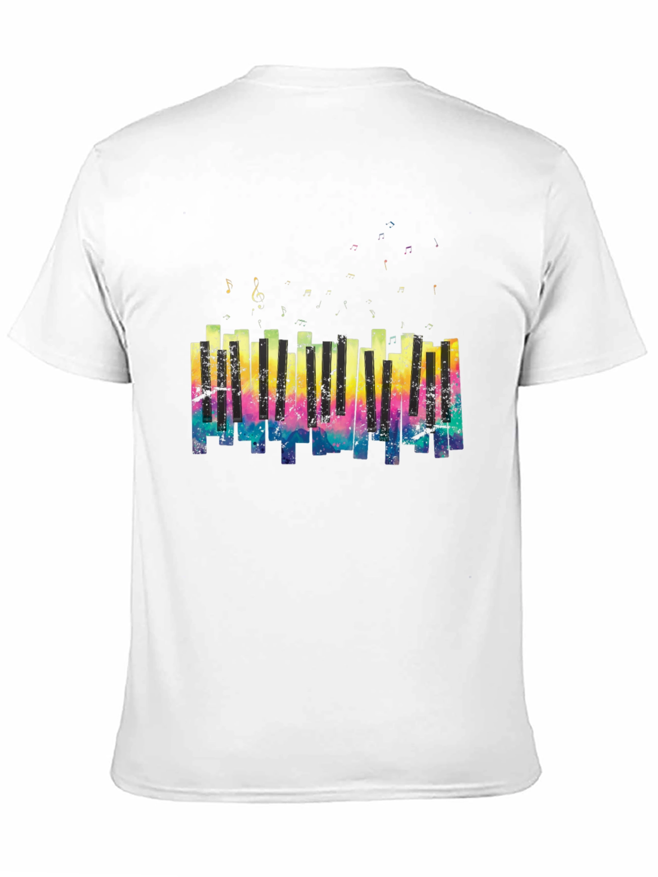 Musical Piano Keys Graphic Tee