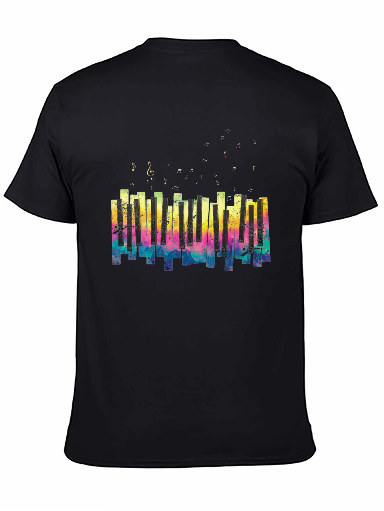 Musical Piano Keys Graphic Tee