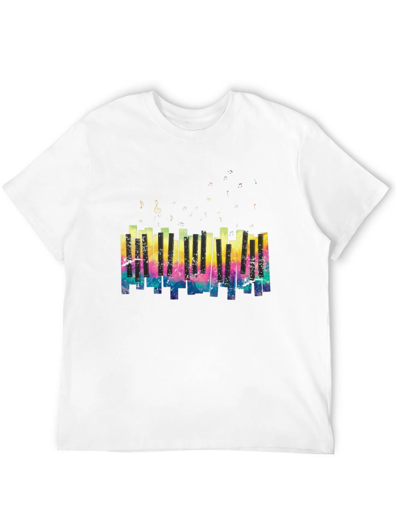 Musical Piano Keys Graphic Tee