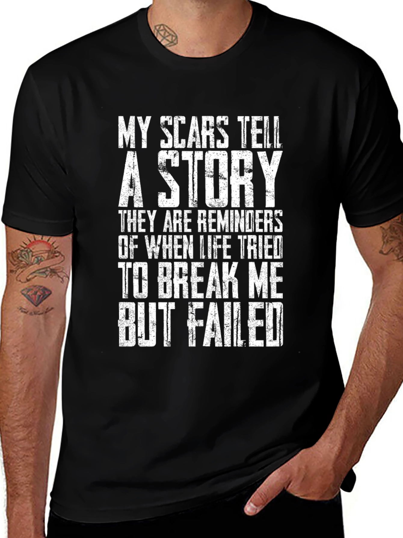Scars Tell a Story Graphic Tee