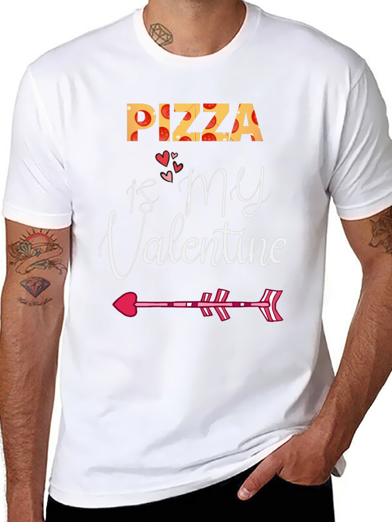 Pizza is My Valentine Valentines Day T-Shirt