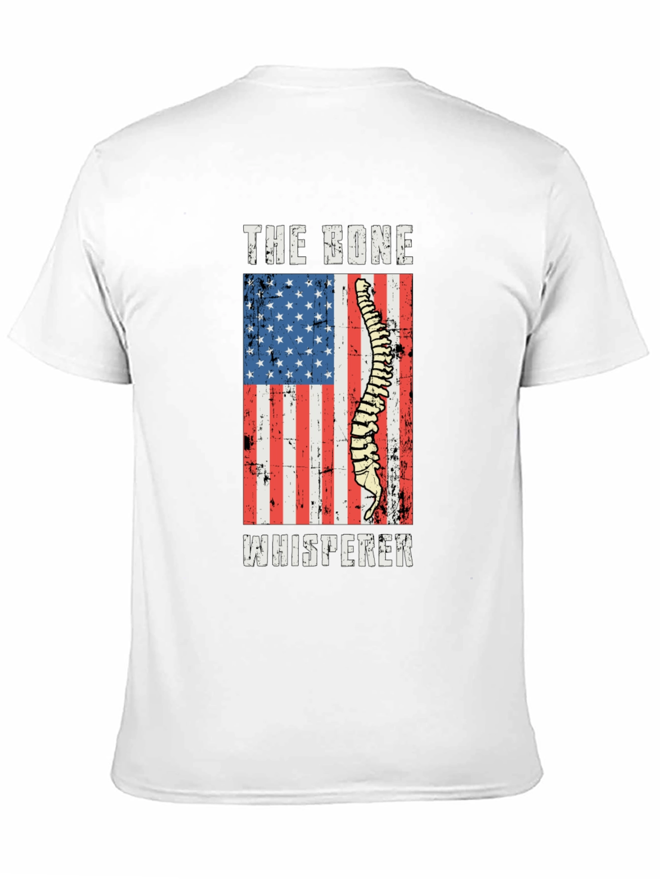 Bone Whisperer USA Flag Graphic T-Shirt