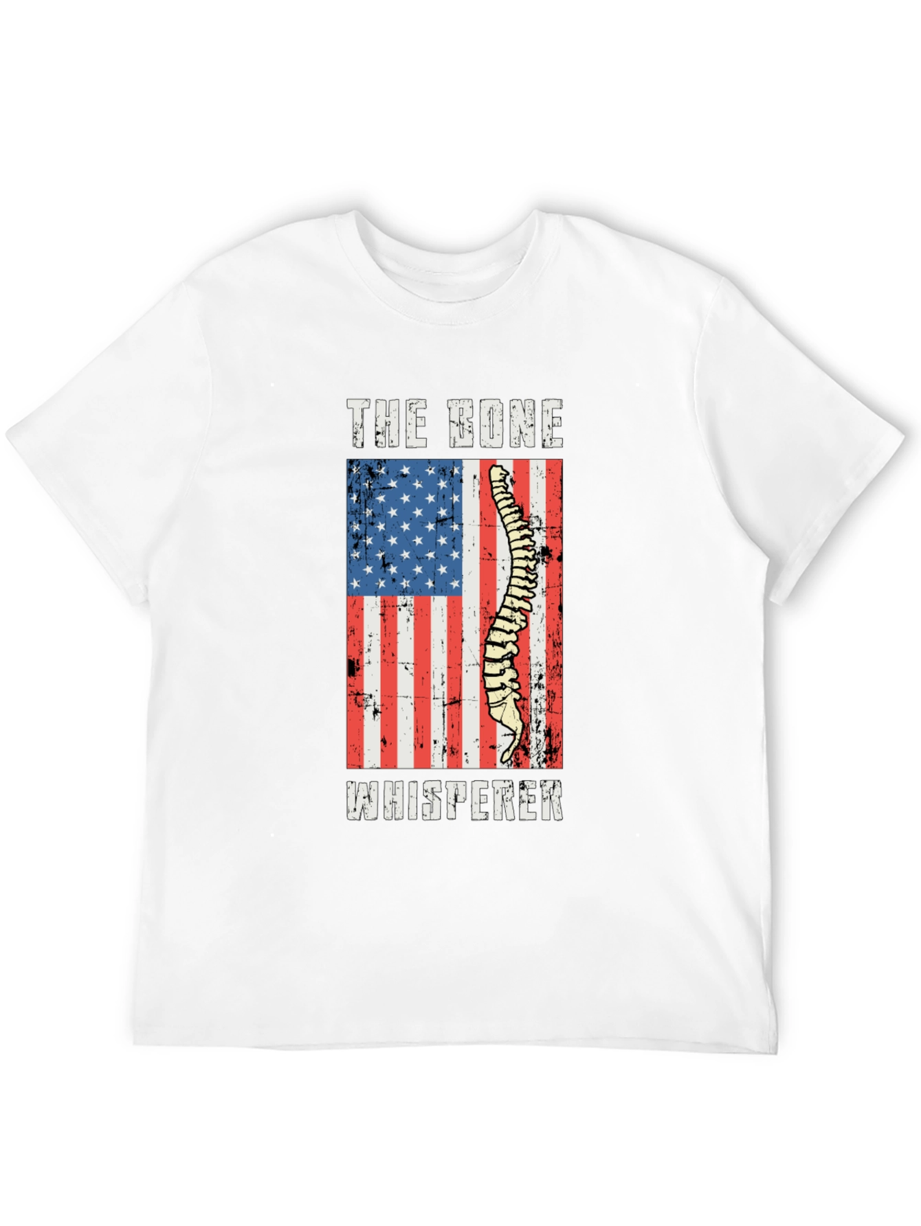 Bone Whisperer USA Flag Graphic T-Shirt