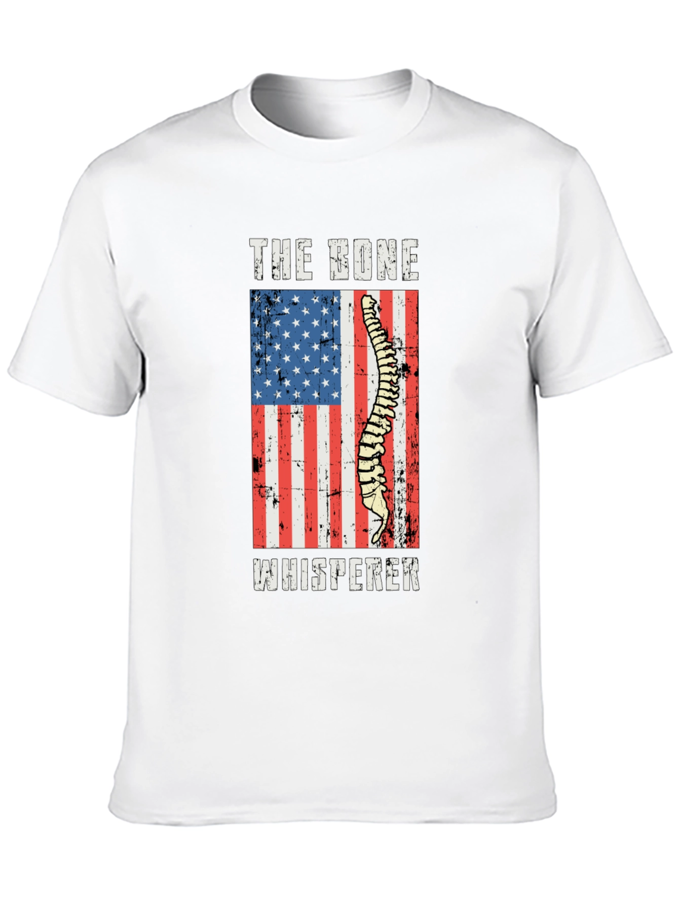 Bone Whisperer USA Flag Graphic T-Shirt