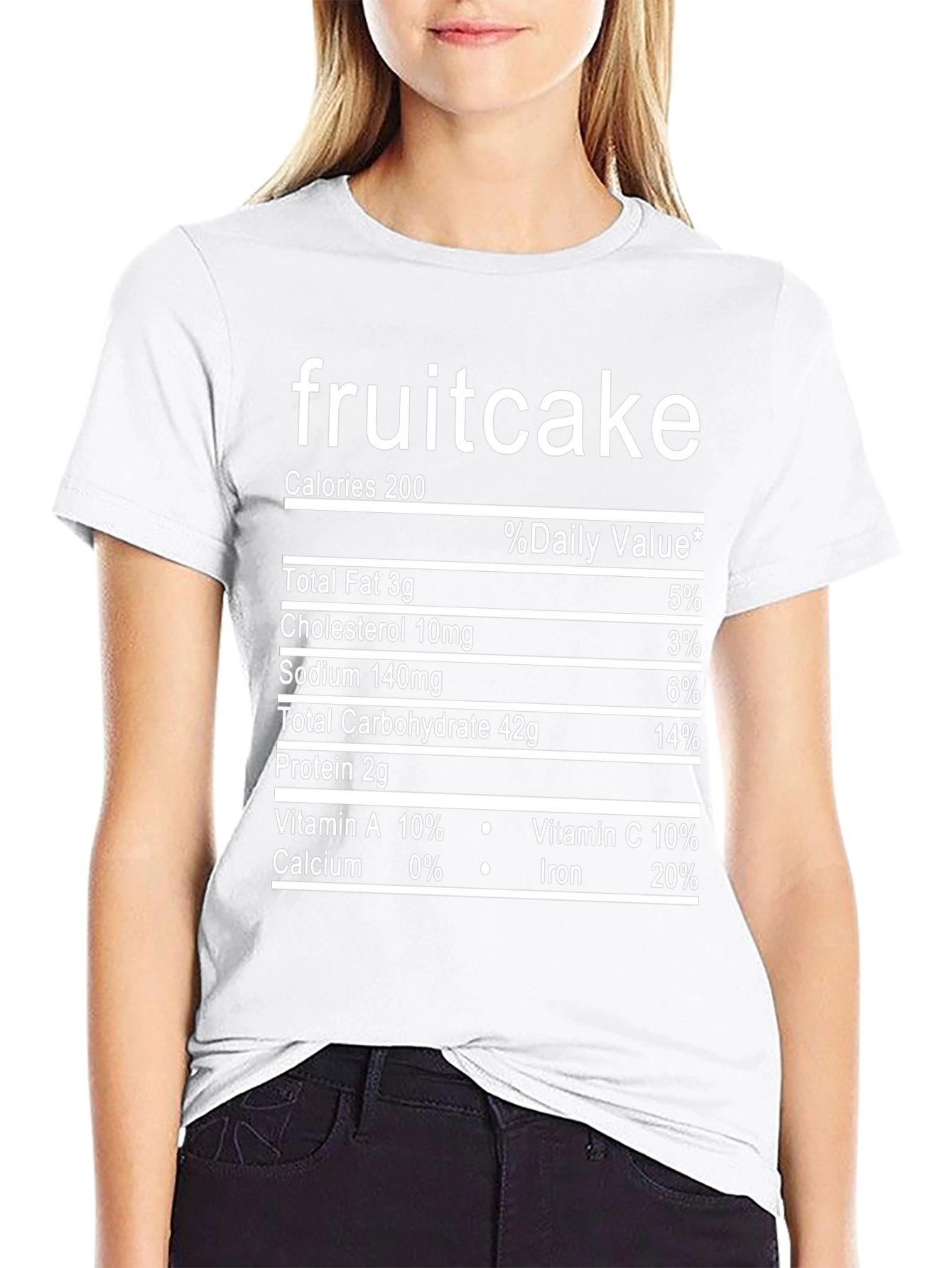 Funny Fruitcake Nutrition Facts T-Shirt