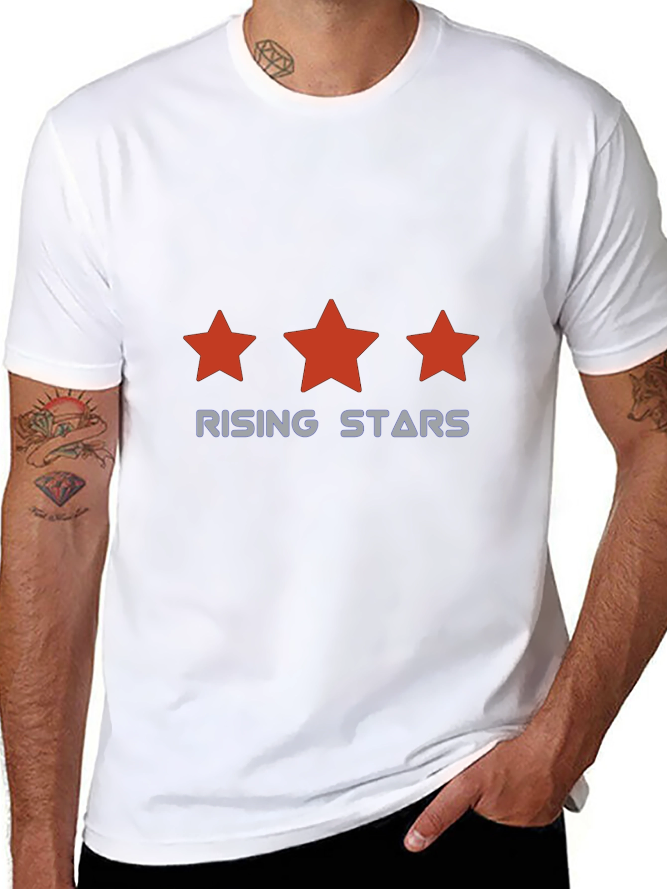 Rising Stars Graphic Tee - Classic Black