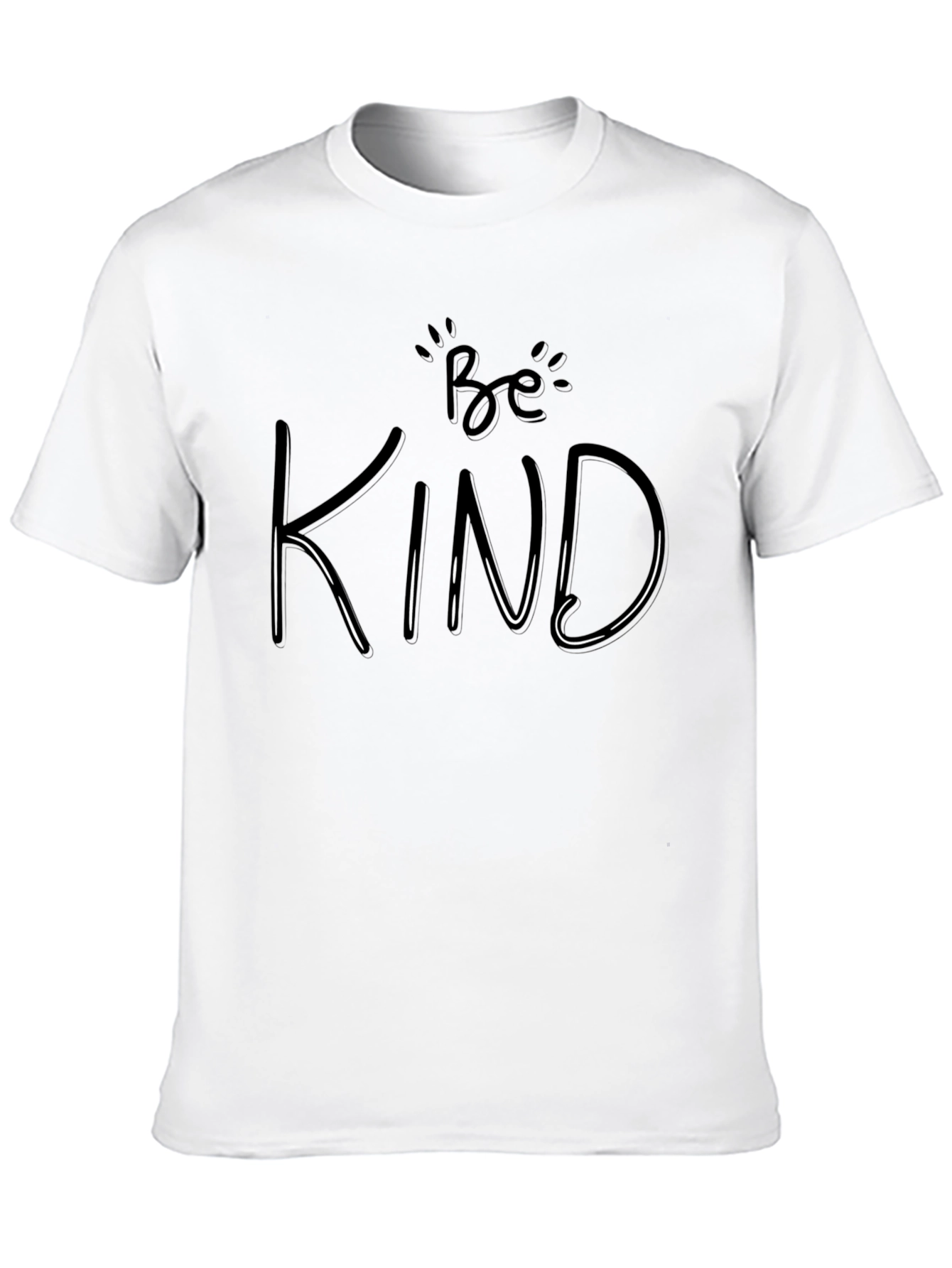 Be Kind Graphic Tee - Black Casual T-Shirt