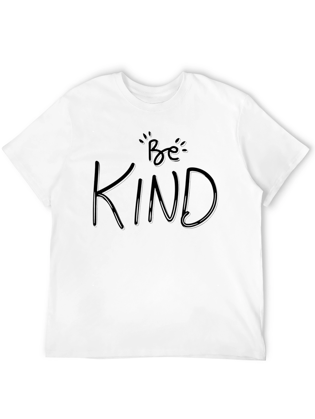 Be Kind Graphic Tee - Black Casual T-Shirt
