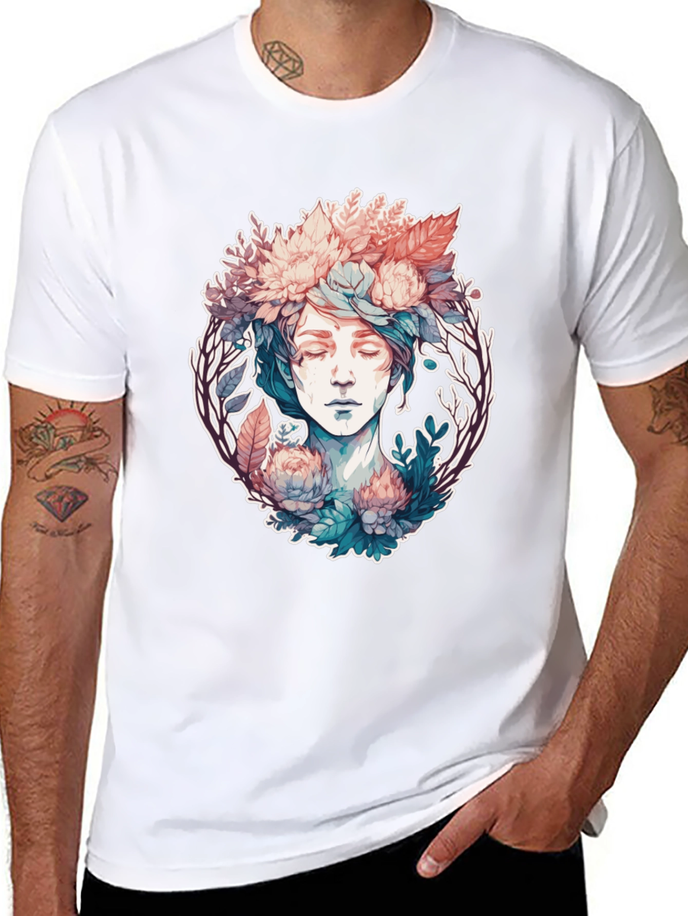 Floral Goddess Graphic Tee