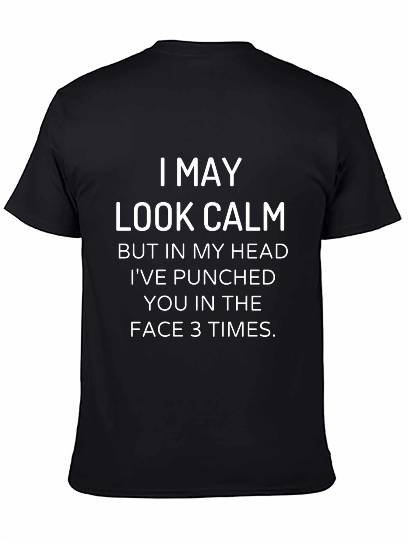 Funny Graphic Tee - I May Look Calm T-Shirt