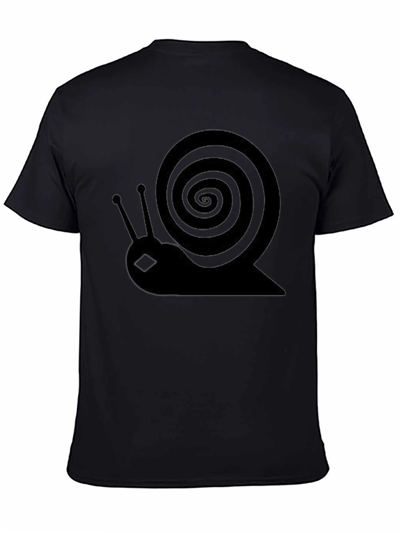 Hypnotic Snail Black Graphic Tee