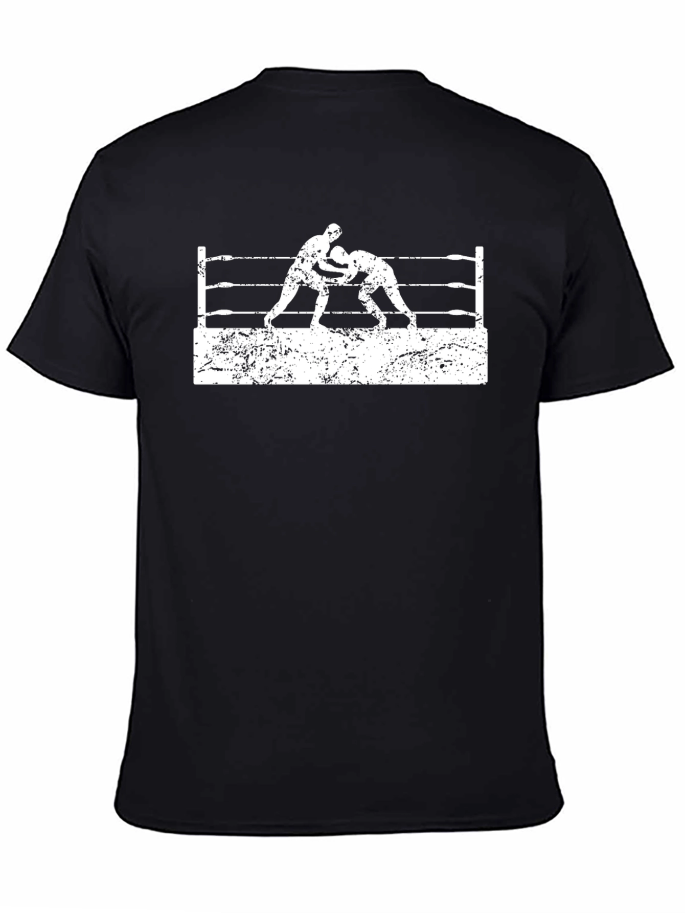 Wrestling Match Black T-Shirt