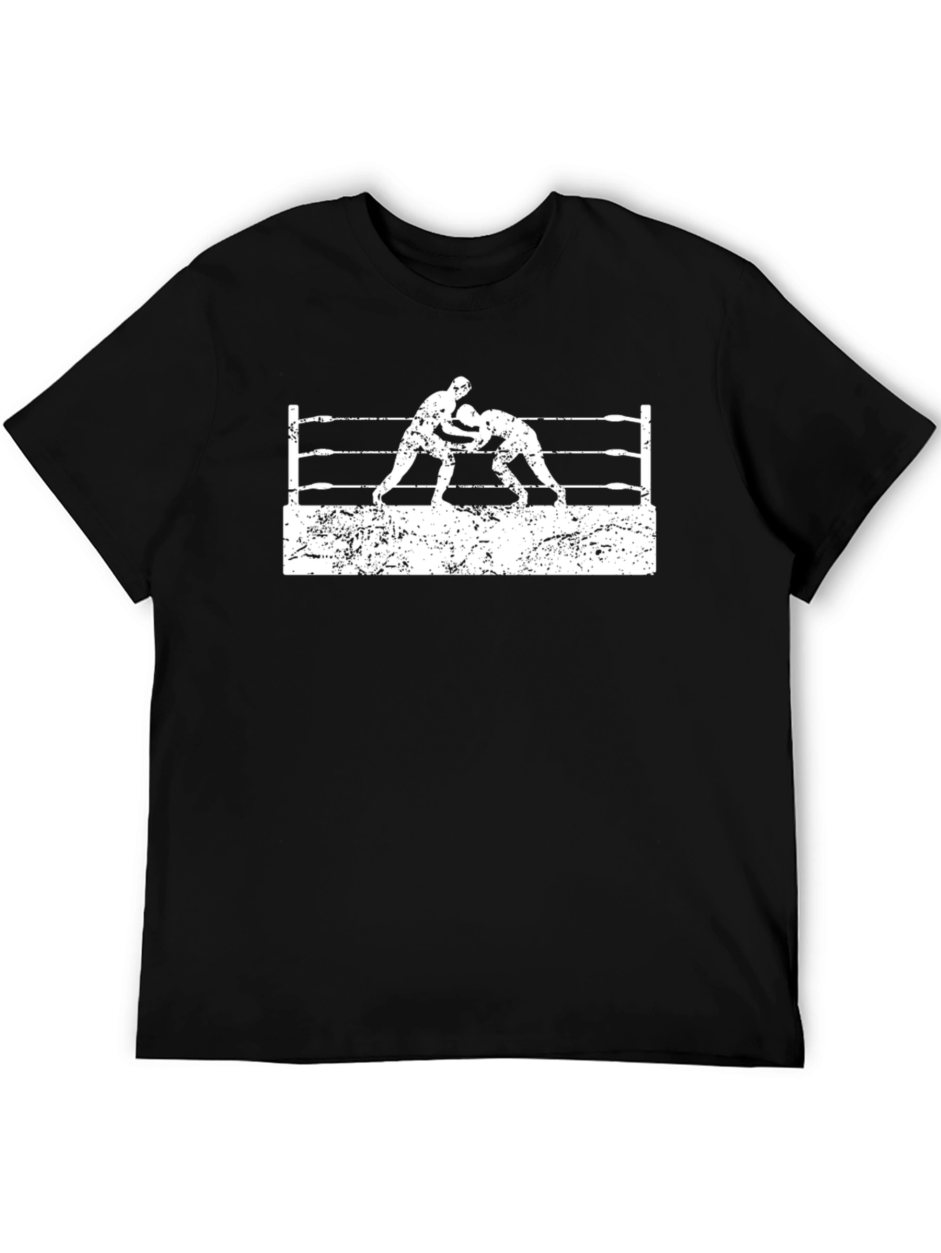 Wrestling Match Black T-Shirt