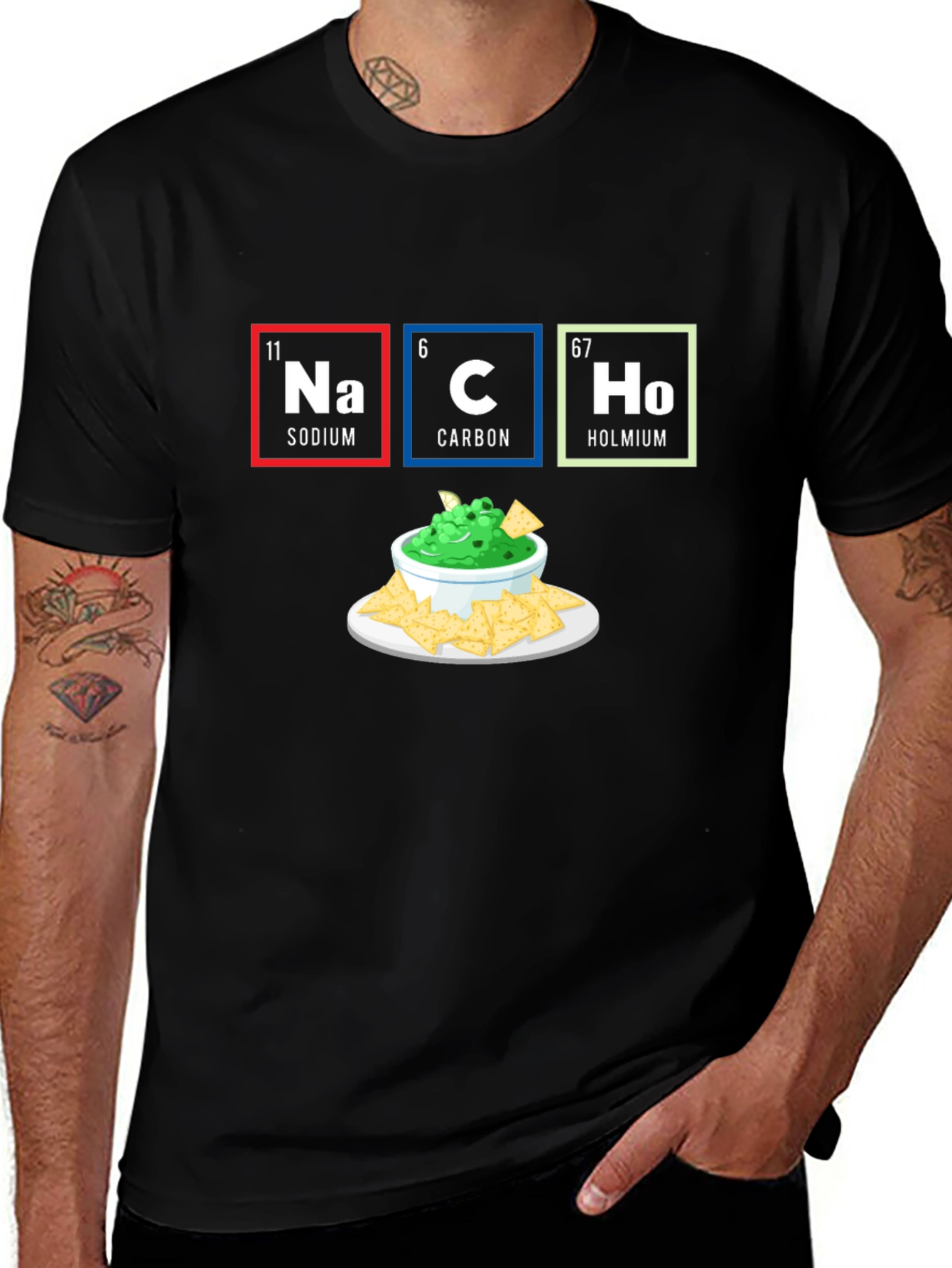 Nacho Science T-Shirt: Periodic Table Pun Tee