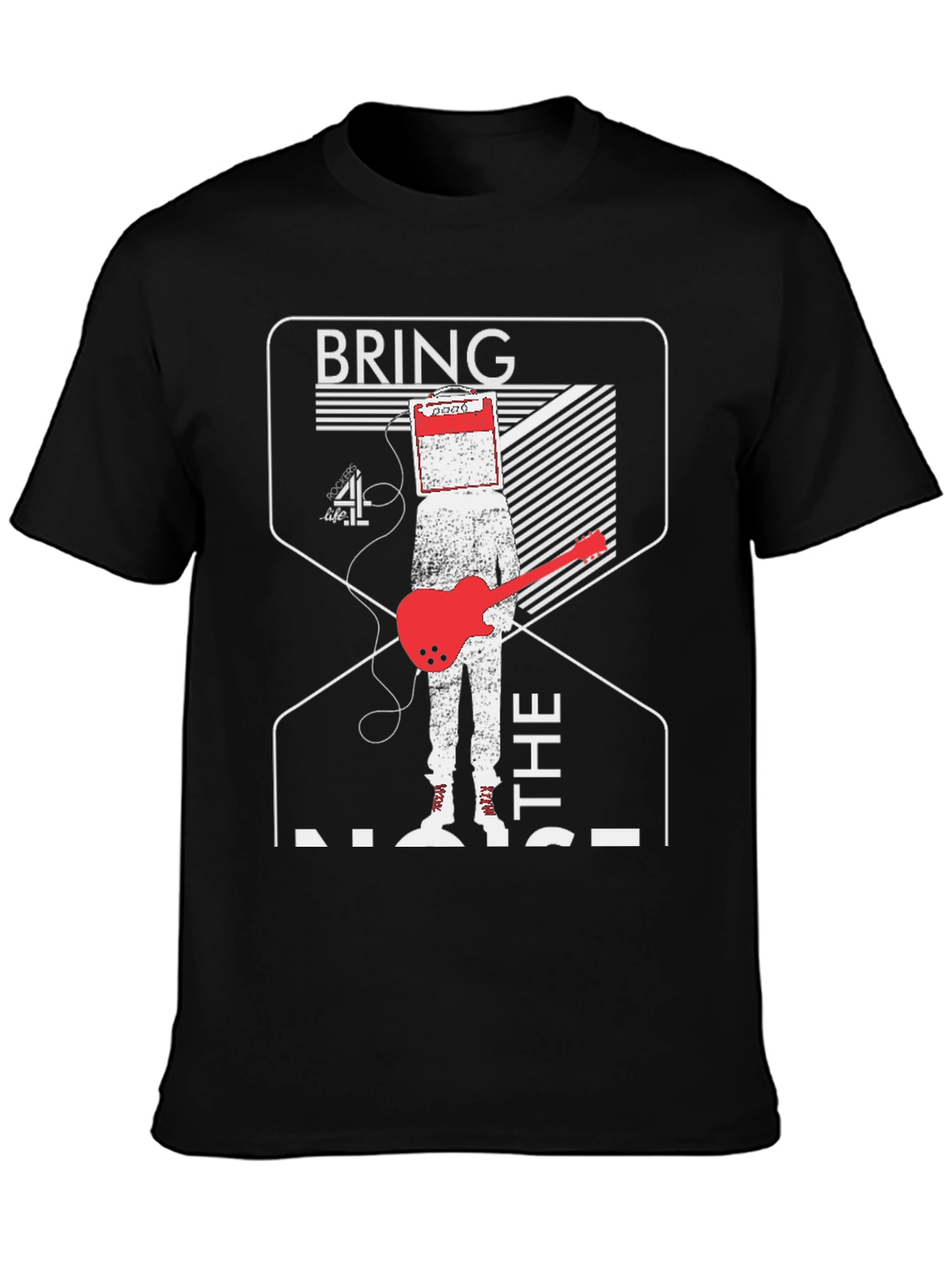 Bring the Noise Graphic Tee - Black