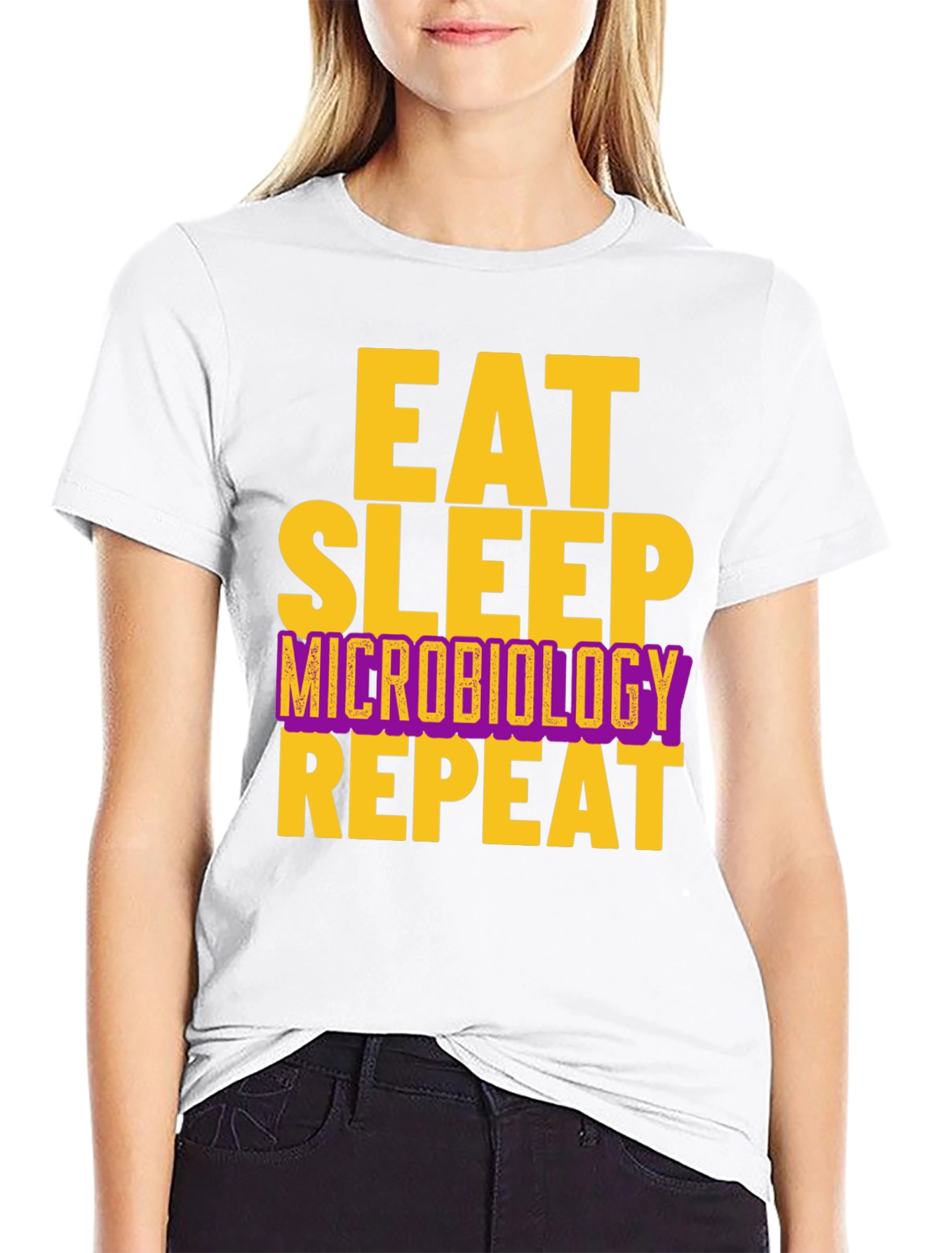 Eat Sleep Microbiology Repeat T-Shirt
