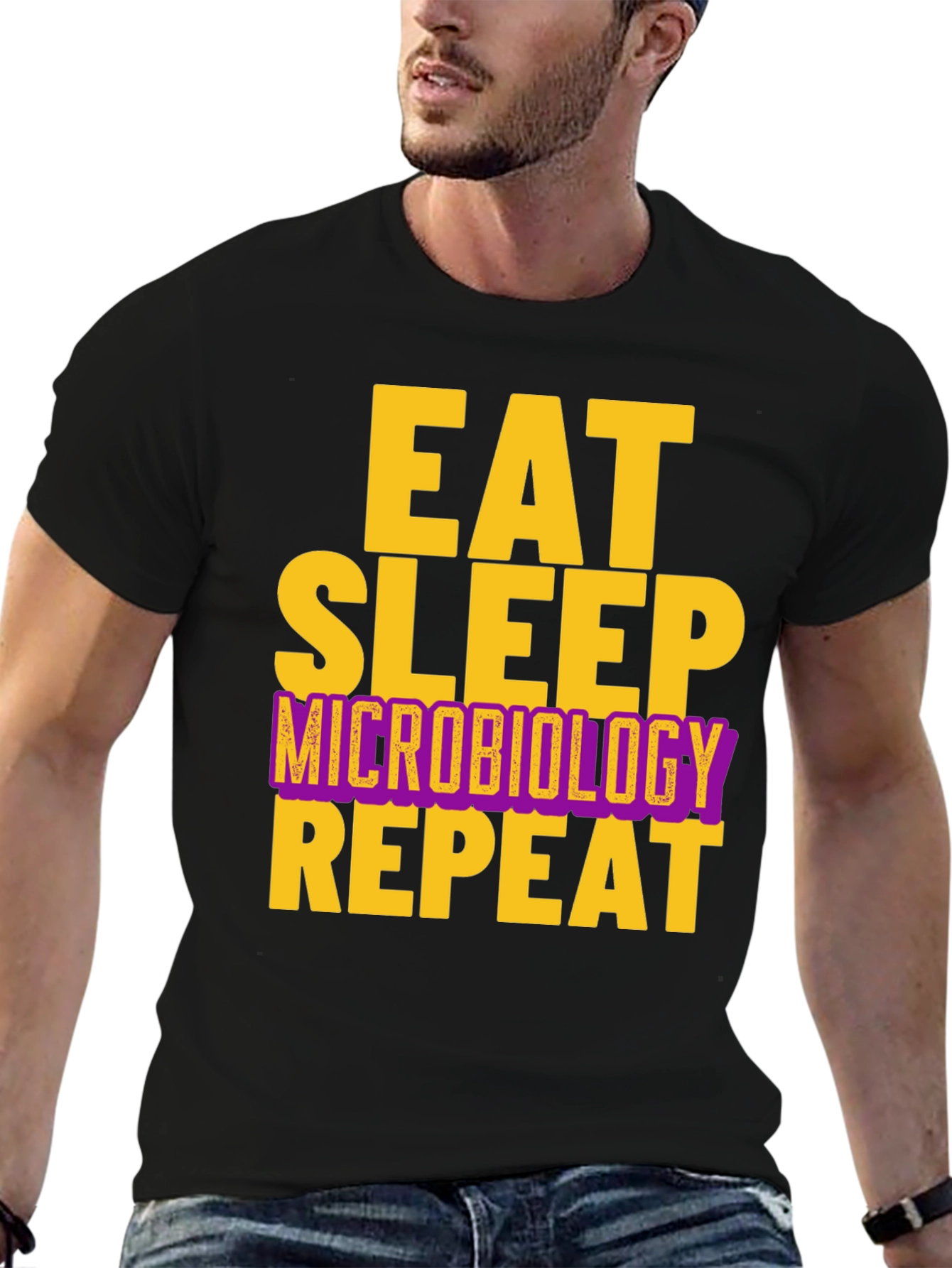 Eat Sleep Microbiology Repeat T-Shirt