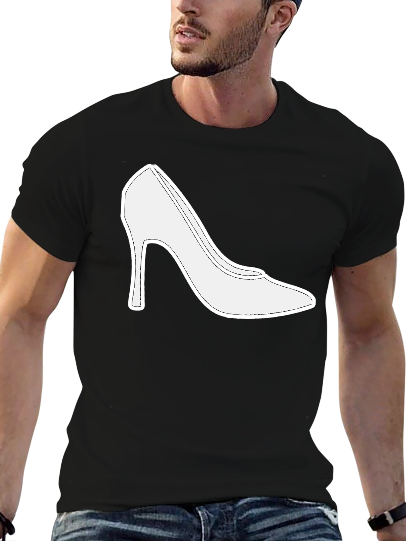 High Heel Graphic Tee - Fashion Statement Shirt
