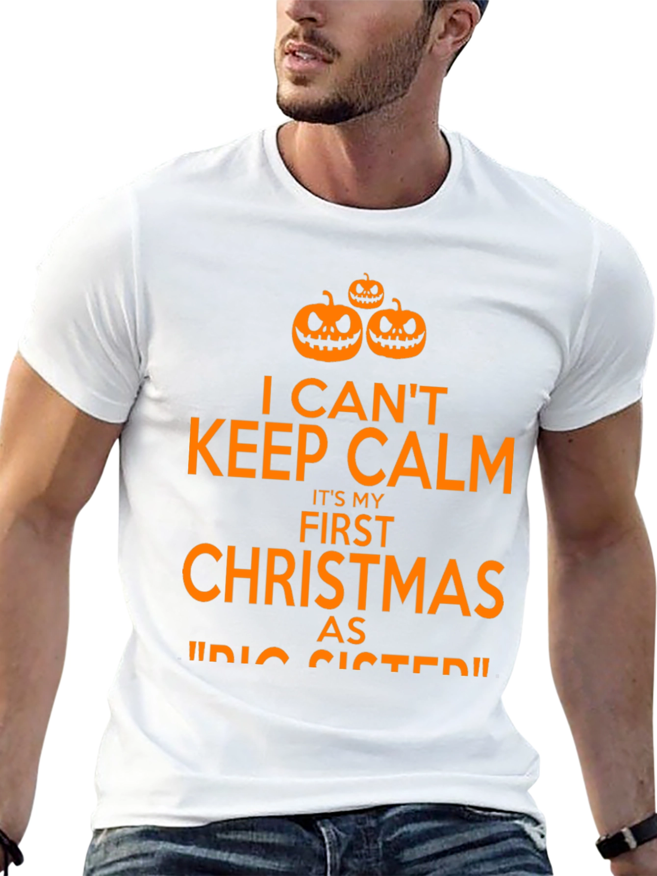 First Christmas as Big Sister Halloween T-Shirt