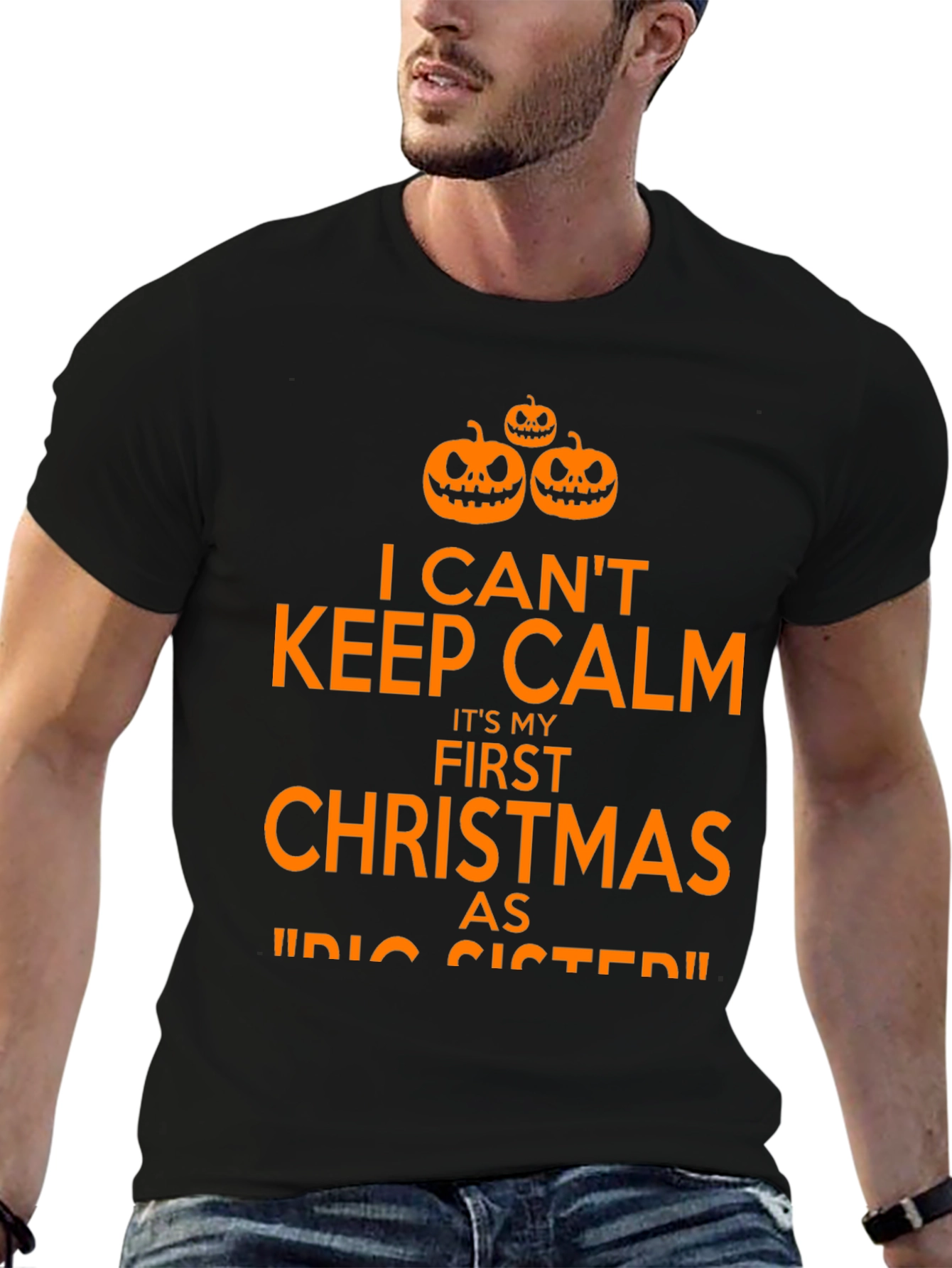 First Christmas as Big Sister Halloween T-Shirt