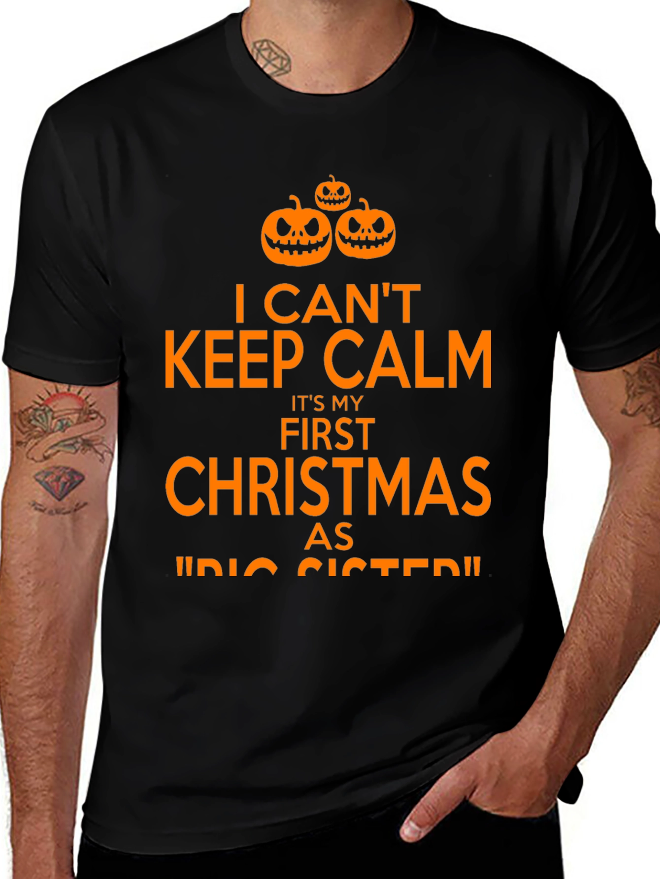 First Christmas as Big Sister Halloween T-Shirt
