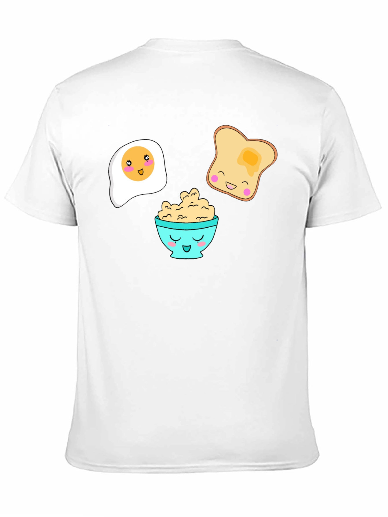 Cute Breakfast Cartoon T-Shirt