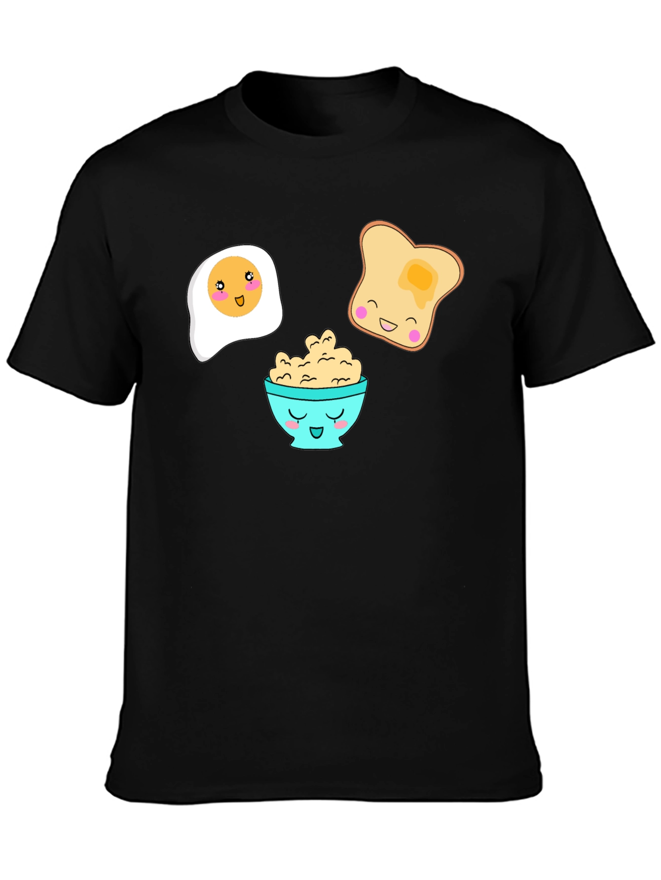 Cute Breakfast Cartoon T-Shirt