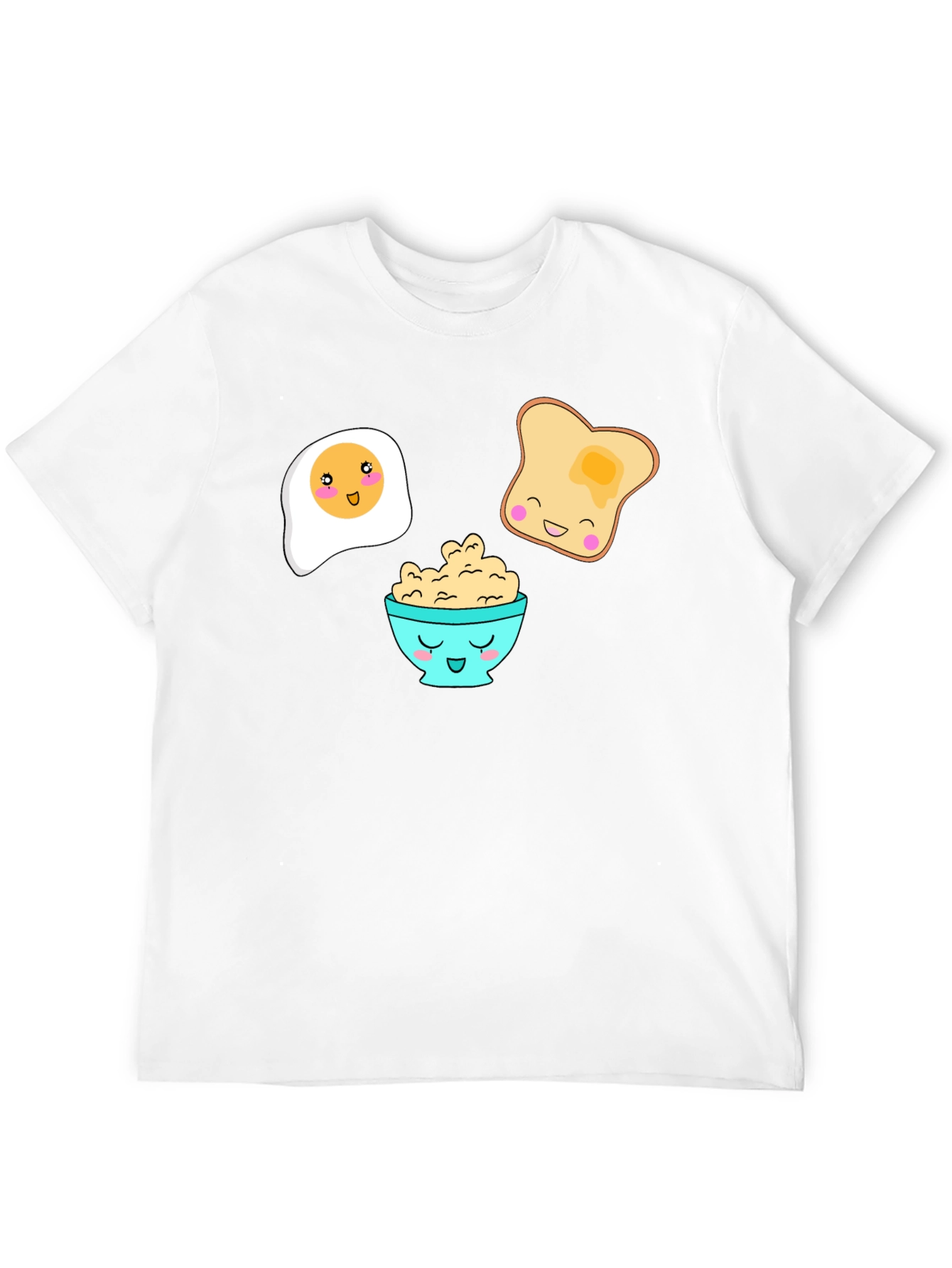 Cute Breakfast Cartoon T-Shirt