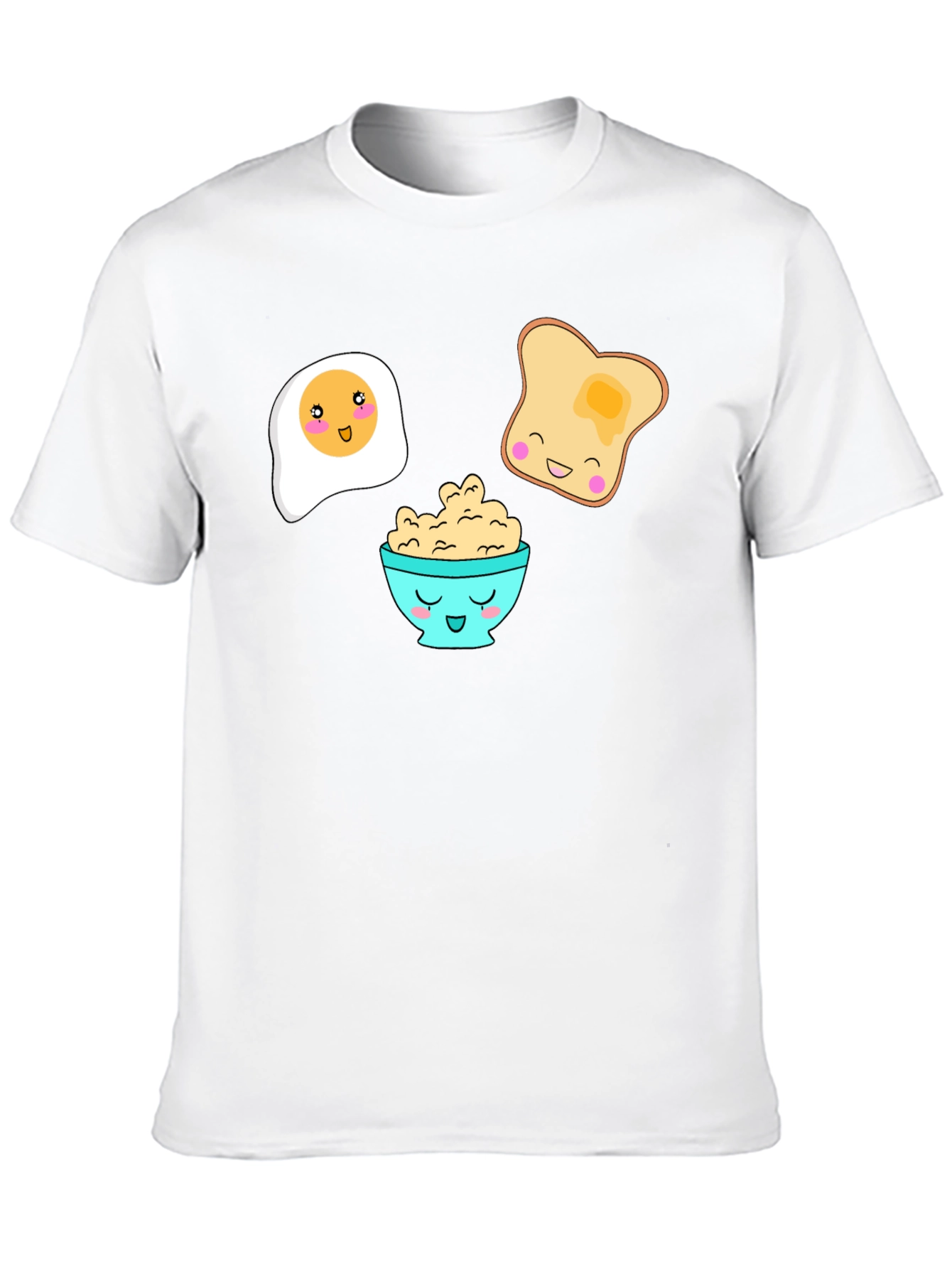 Cute Breakfast Cartoon T-Shirt