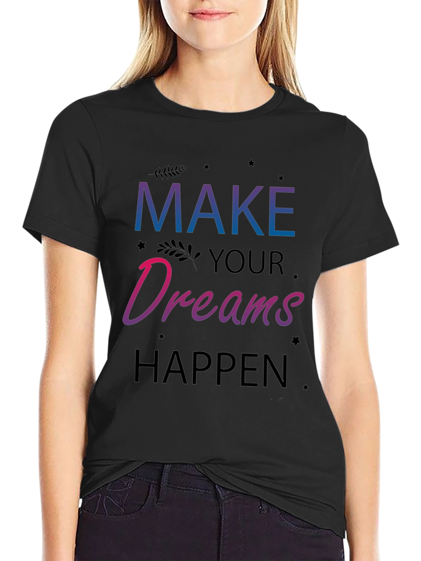 Dreams Happen Graphic Tee - Inspiring Motivation