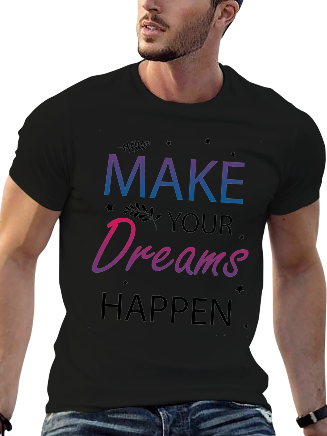 Dreams Happen Graphic Tee - Inspiring Motivation